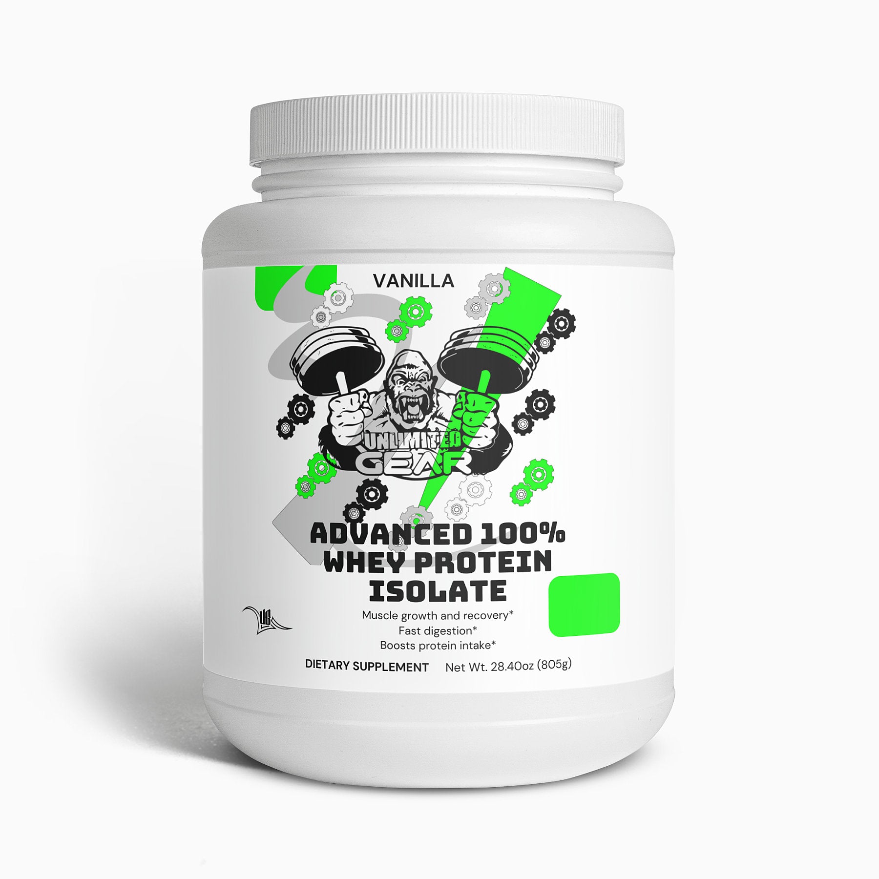 Advanced 100% Whey Protein Isolate (Vanilla) – Unlimited Gear