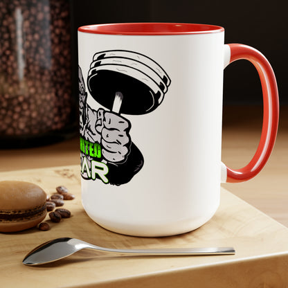 Two-Tone Coffee Mugs, 15oz