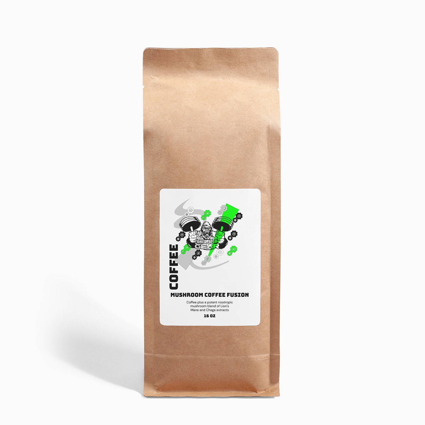 Mushroom Coffee Fusion - Lion’s Mane & Chaga 16oz