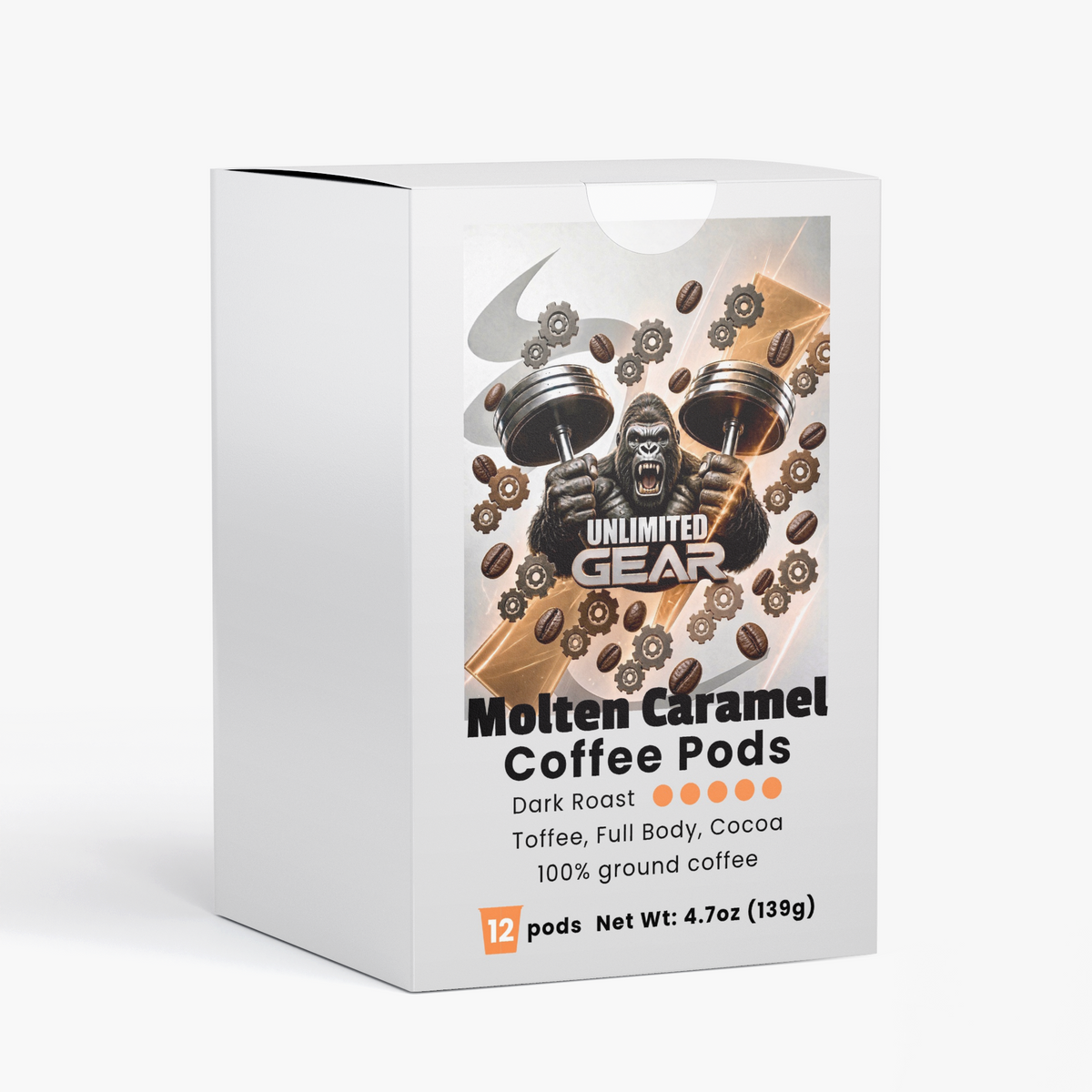 Molten Caramel Coffee Pods (Dark Roast)