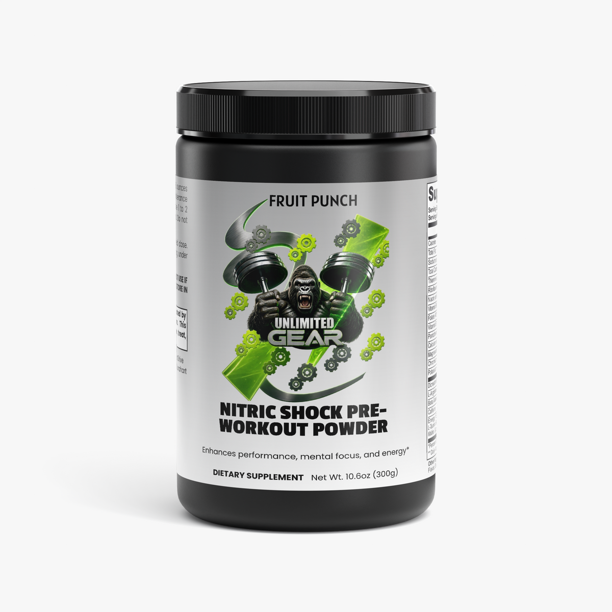 Nitric Shock Pre-Workout Powder (Fruit Punch)