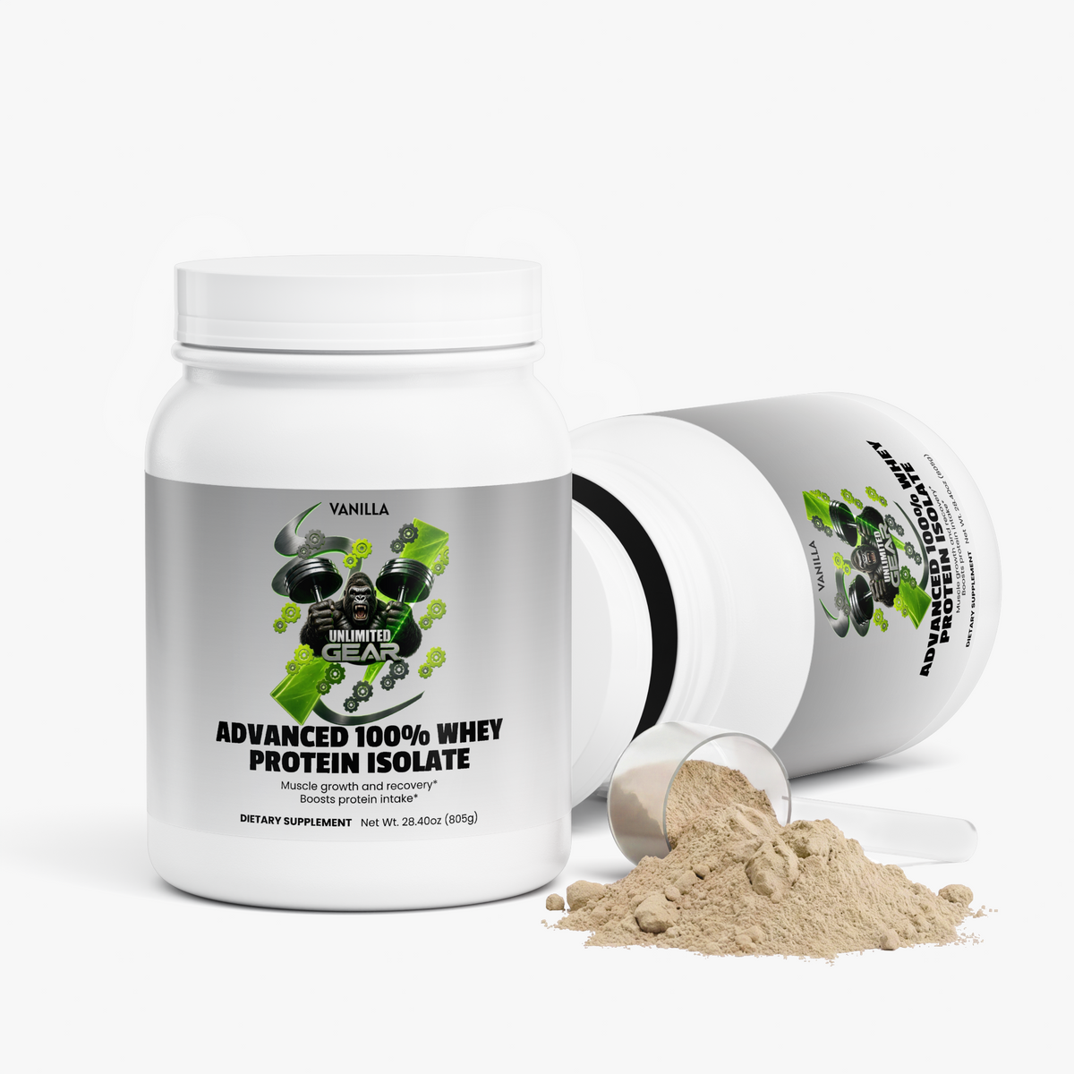 Advanced 100% Whey Protein Isolate (Vanilla)