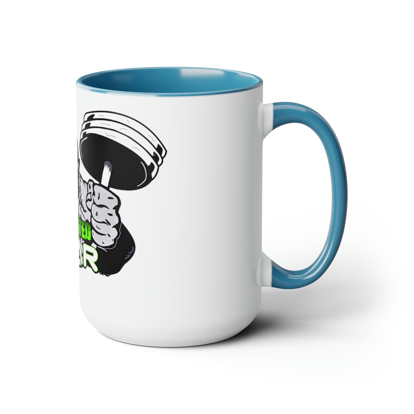 Two-Tone Coffee Mugs, 15oz